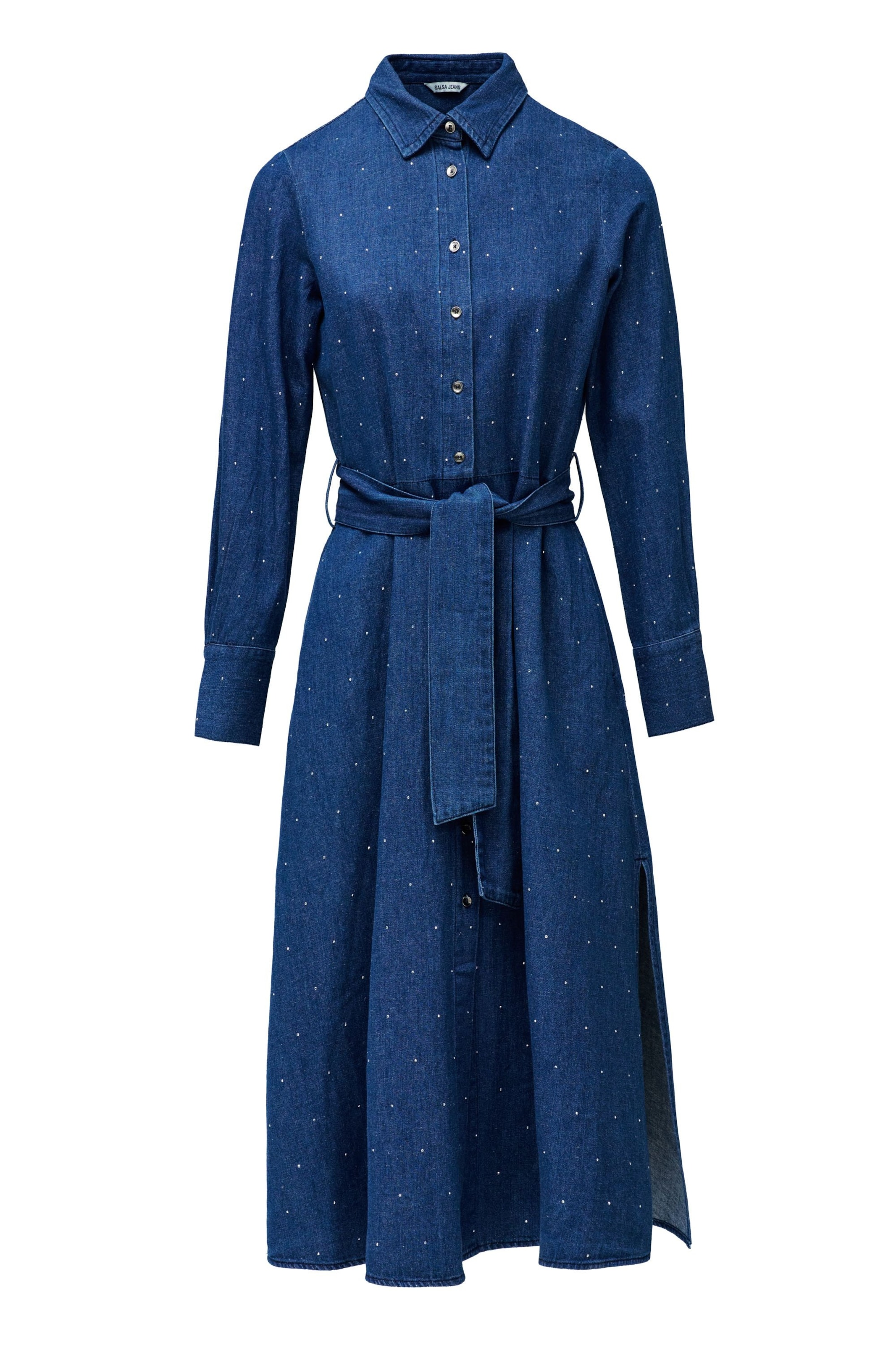 Salsa Jeans Kleid in Blau: Vorderseite