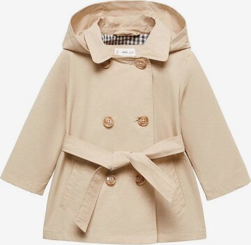 MANGO KIDS Coat 'Trenchb' in Beige: front