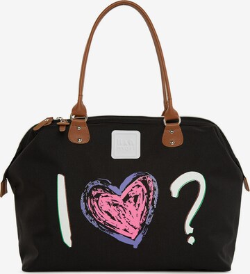 BagMori Shopper in Black: front