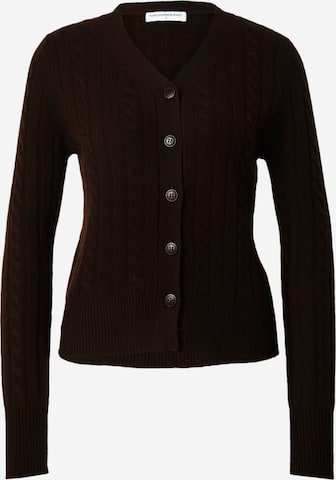 Pure Cashmere NYC Knit cardigan 'CLASSIC' in Brown: front