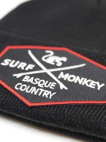 Surf Monkey Beanie in Black