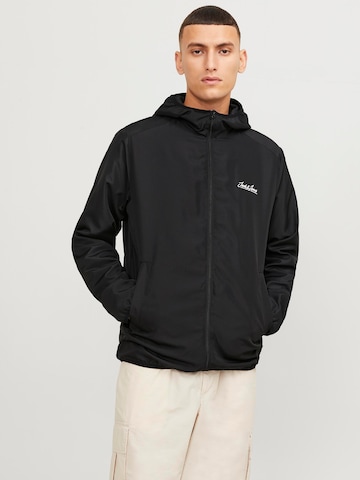 Veste mi-saison 'Oliver' JACK & JONES en noir : devant