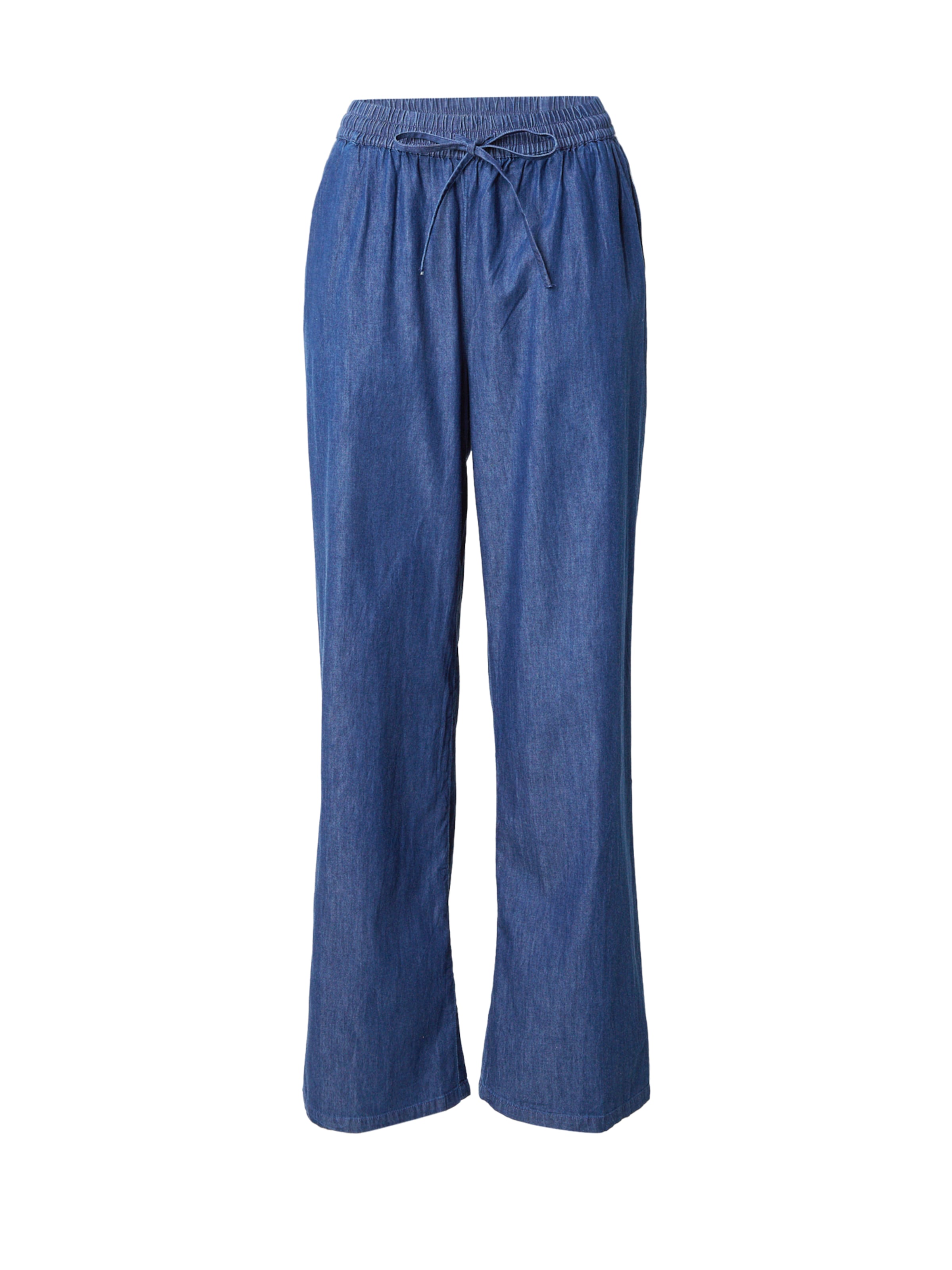 SISTERS POINT - Pierna ancha Pantalón 'ELLA' en azul: frente