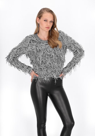 Pull-over 'Young Fashion' myMo ROCKS en noir : devant