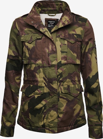 Superdry Between-Season Jacket 'Rookie' in Green: front