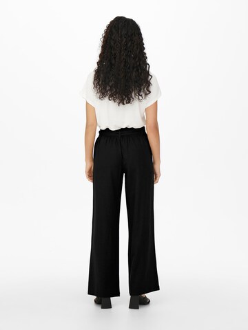 JDY Wide leg Broek 'Say' in Zwart