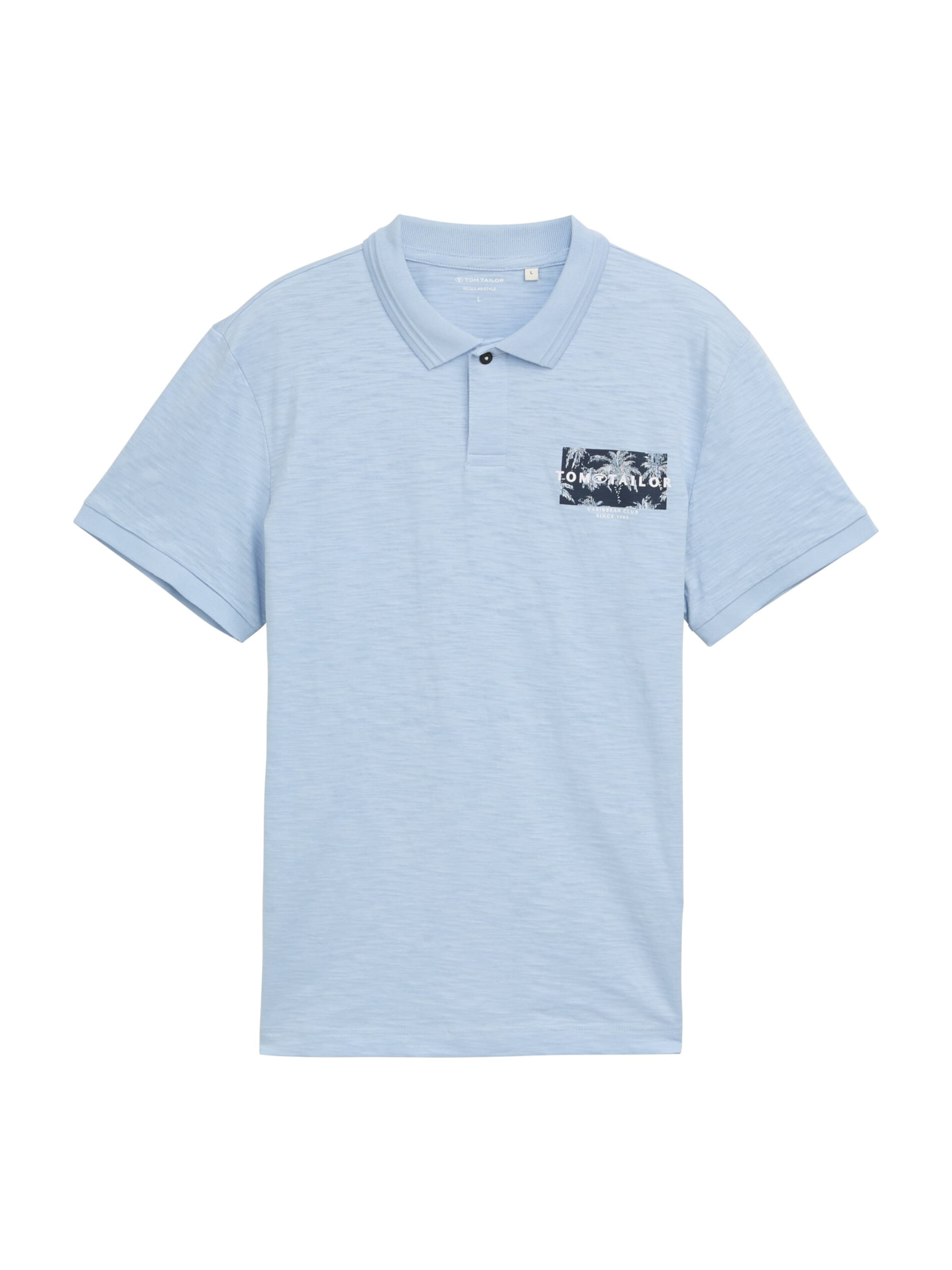 TOM TAILOR Shirt in Blue: front