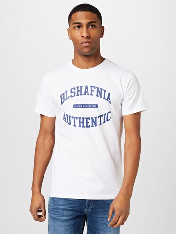 BLS HAFNIA T-shirt 'Ringside' i vit: framsida