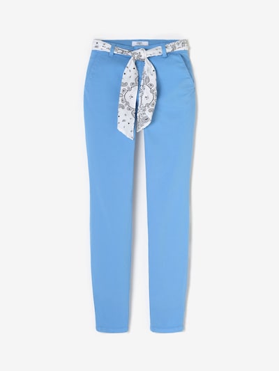 Le Temps Des Cerises Pantalon chino en azur, Vue avec produit