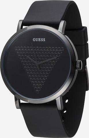 GUESS Uhr in Schwarz: predná strana