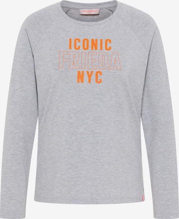 Frieda & Freddies NY Shirt in Grey: front