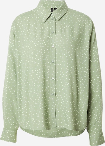 Chemisier 'Bumpy' VERO MODA en vert : devant