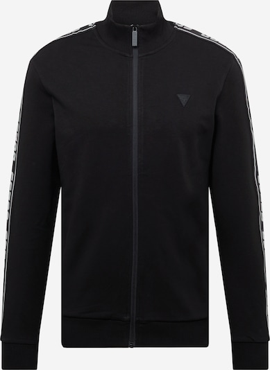 GUESS Gornji dio trenirke u crna / bijela, Pregled proizvoda