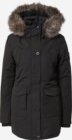 Superdry Winter jacket 'Everest' in Black: front