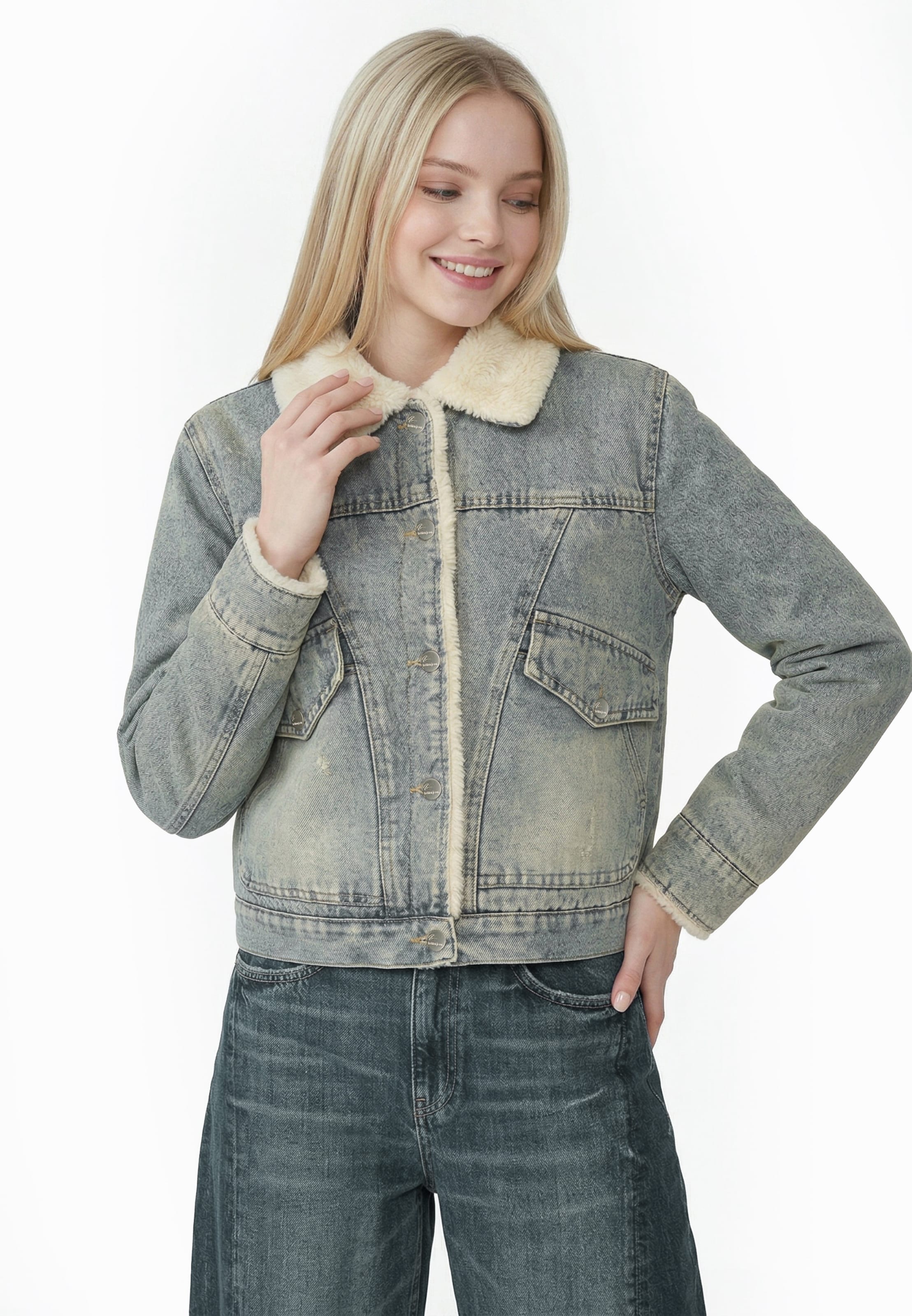 MYMO Jacke in Blau: Vorderseite