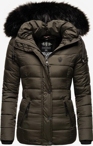 NAVAHOO Winter Jacket 'Zuckerbiene' in Grey: front