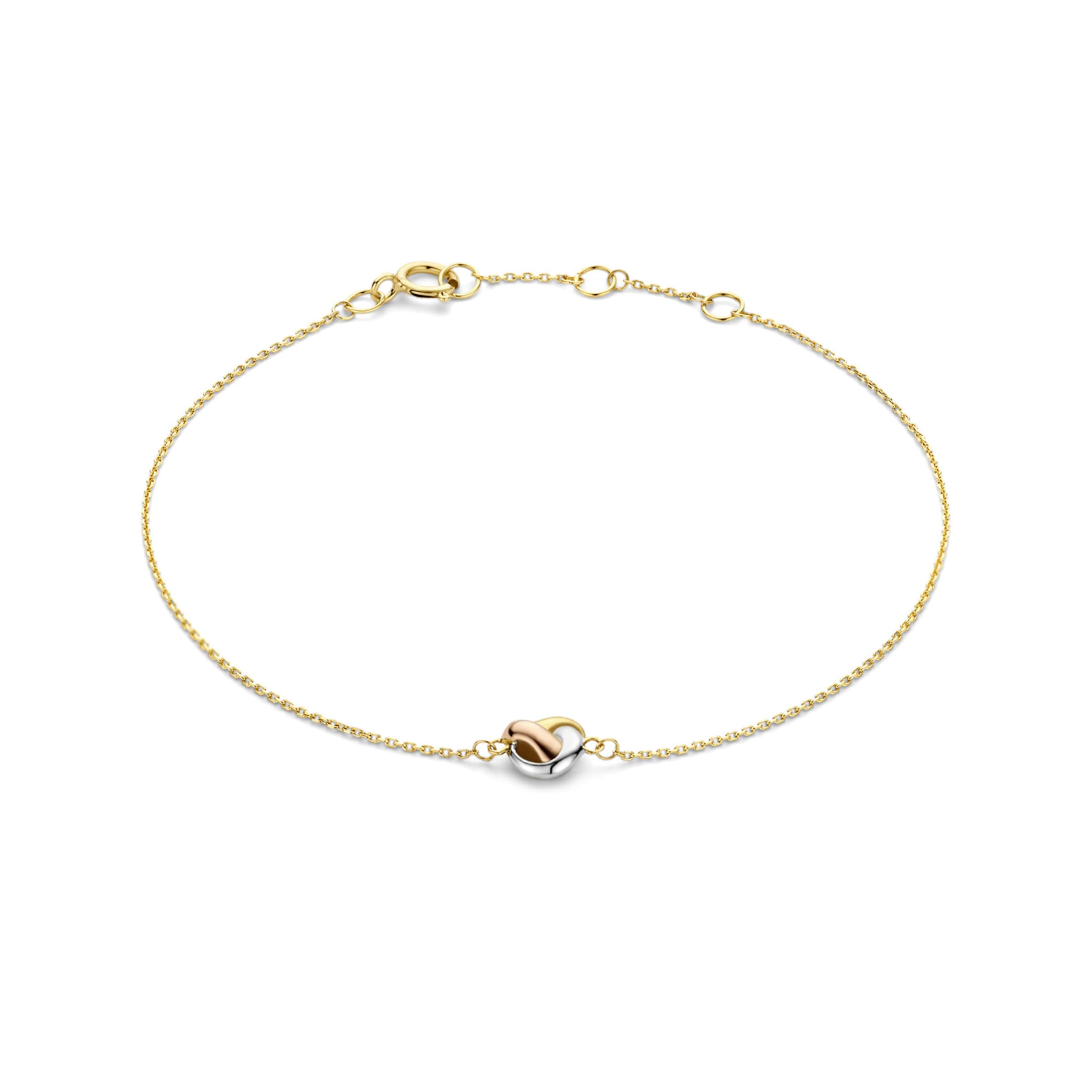 Beloro Jewels Bracelet in Gold: front