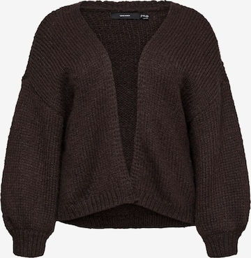 Geacă tricotată 'VMCMaybe' de la Vero Moda Curve pe maro: față