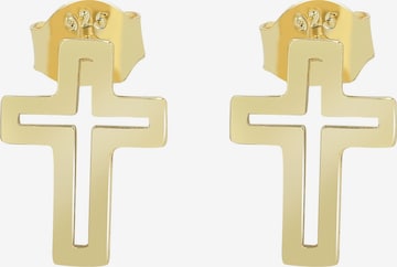 Akzent Ohrringe 'Emely, 925 Sterlingsilber, langlebig' in Gold: Vorderseite