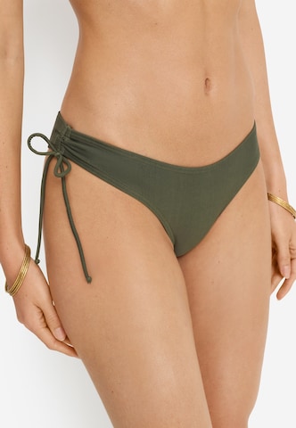 Slip bikini di LSCN by LASCANA in verde: frontale
