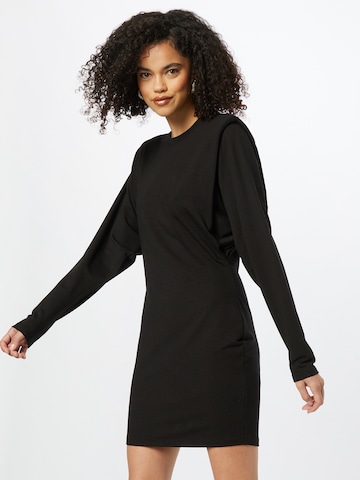 Robe 'Emilia' ABOUT YOU x INNA en noir : devant