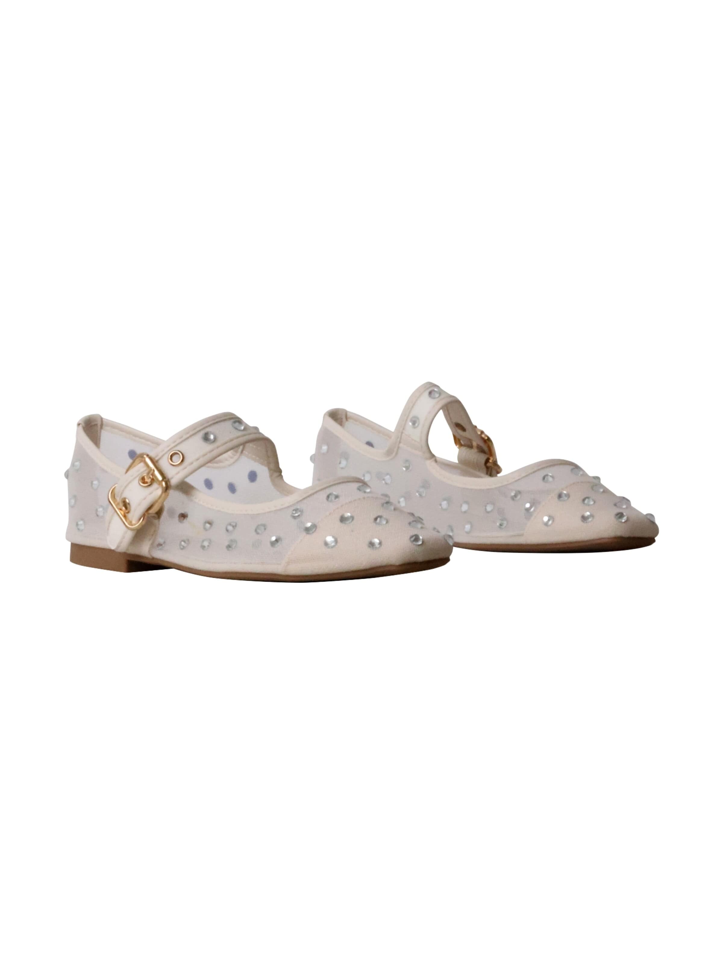 Super Mode Ballerina 'M&M Mira Max Ballerinas mit Riemchen' in Beige
