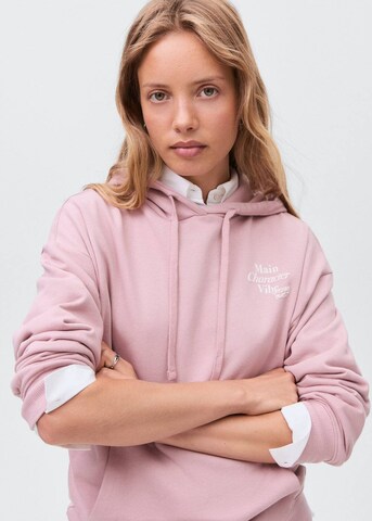Felpa 'Main' di MANGO TEEN in rosa