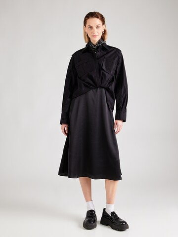 3.1 Phillip Lim Платье-рубашка в Черный: спереди