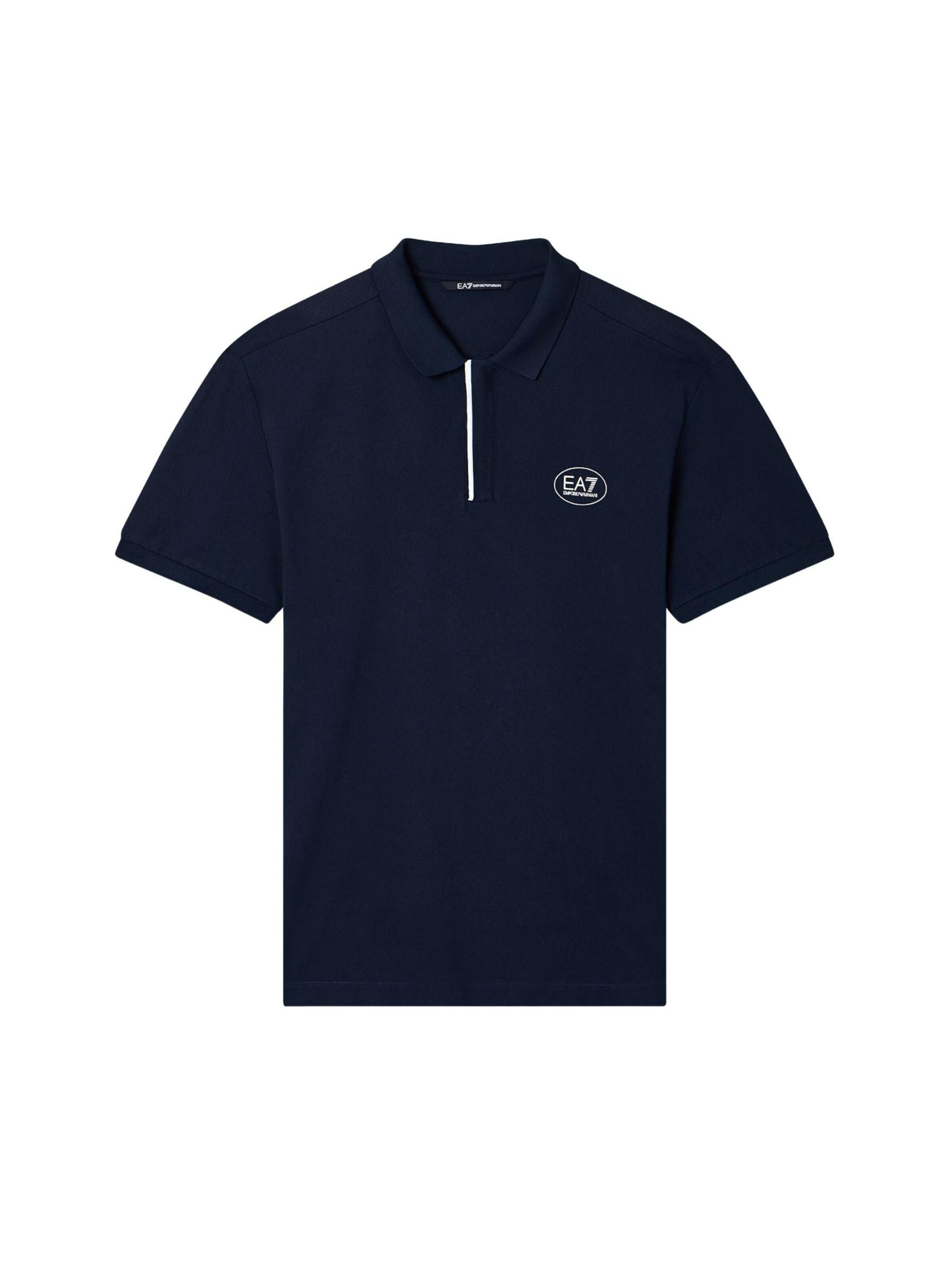 T-Shirt EA7 Emporio Armani en bleu : devant