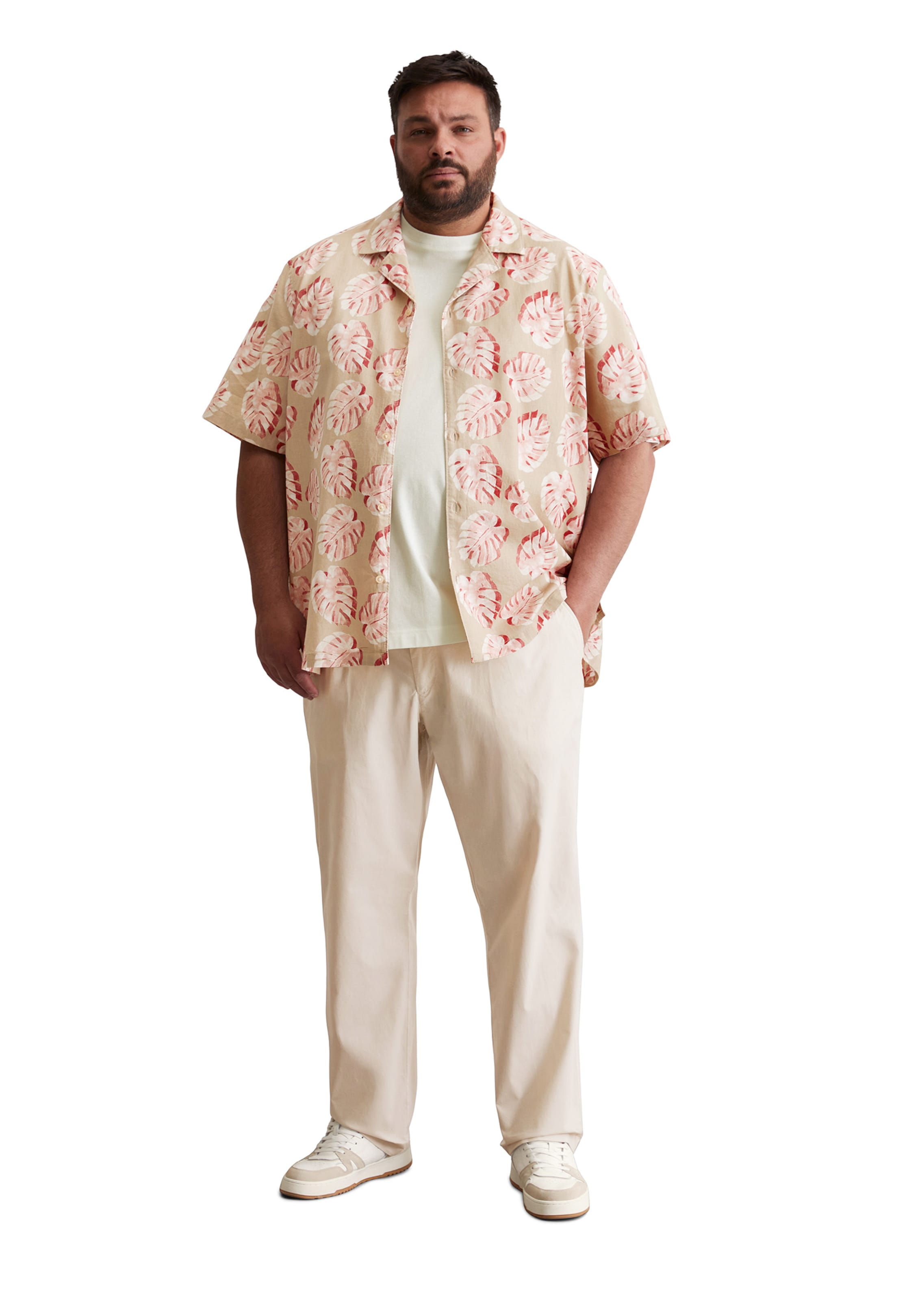 Marc O'Polo Regular fit Button Up Shirt in Beige