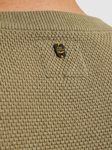 PME Legend Tröja 'Pullover with waffle texture' i beige