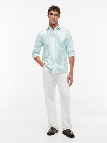 Coupe regular Chemise TOMMY HILFIGER en vert