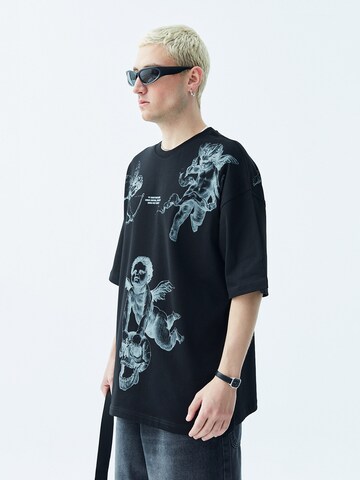 Tricou 'Rochester' de la VAMOS CLO pe negru