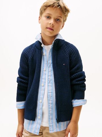 Cardigan TOMMY HILFIGER en bleu : devant