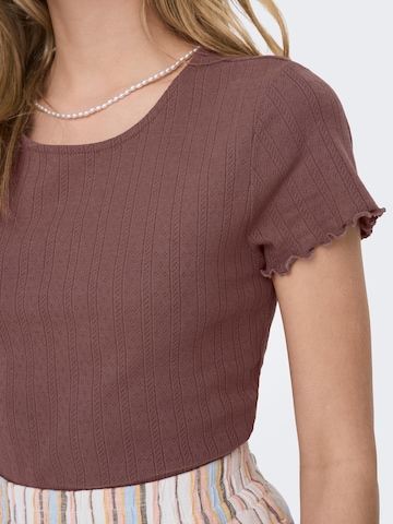 ONLY - Camisa 'CARLOTTA' em roxo