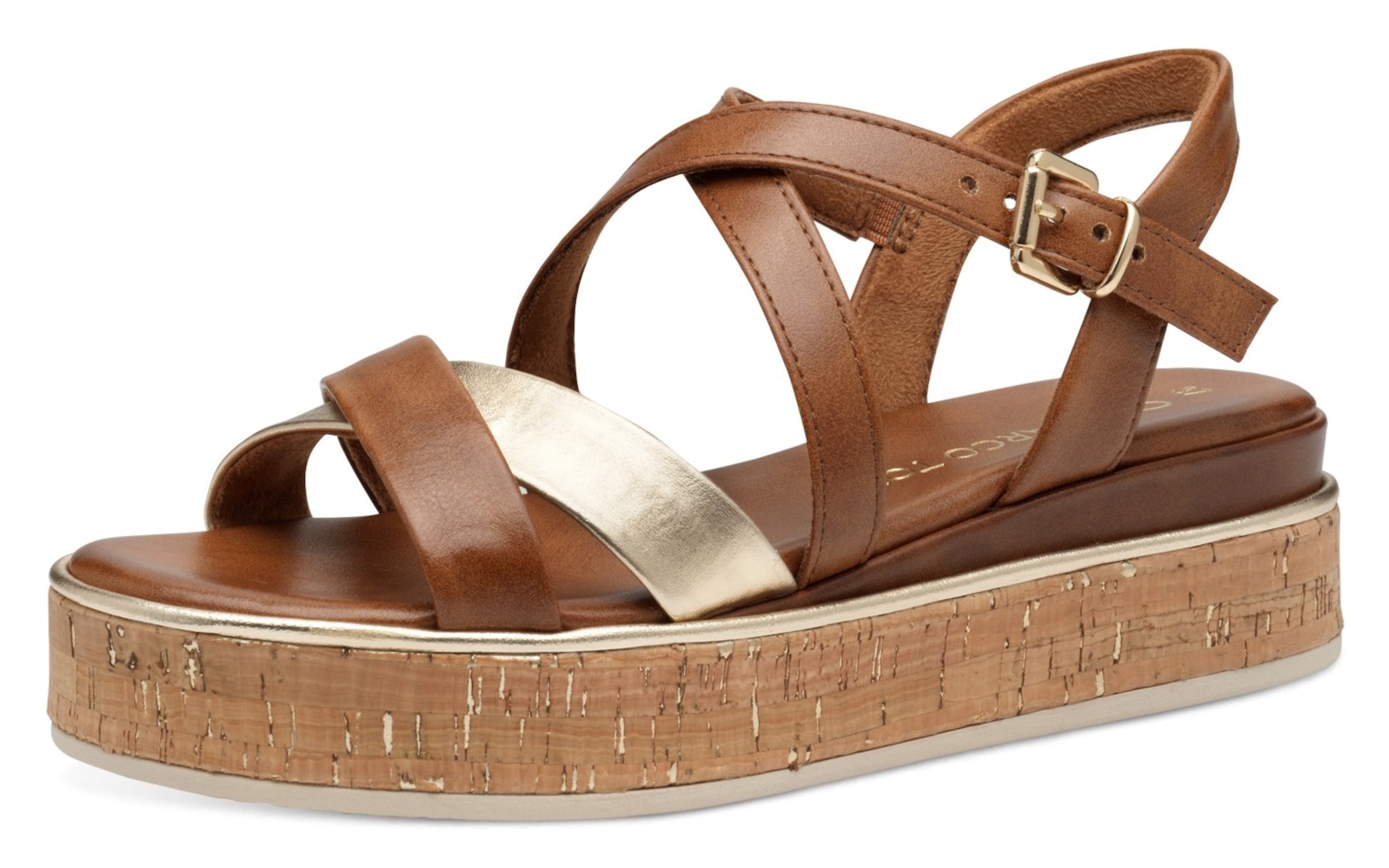 MARCO TOZZI Sandals in Brown: front