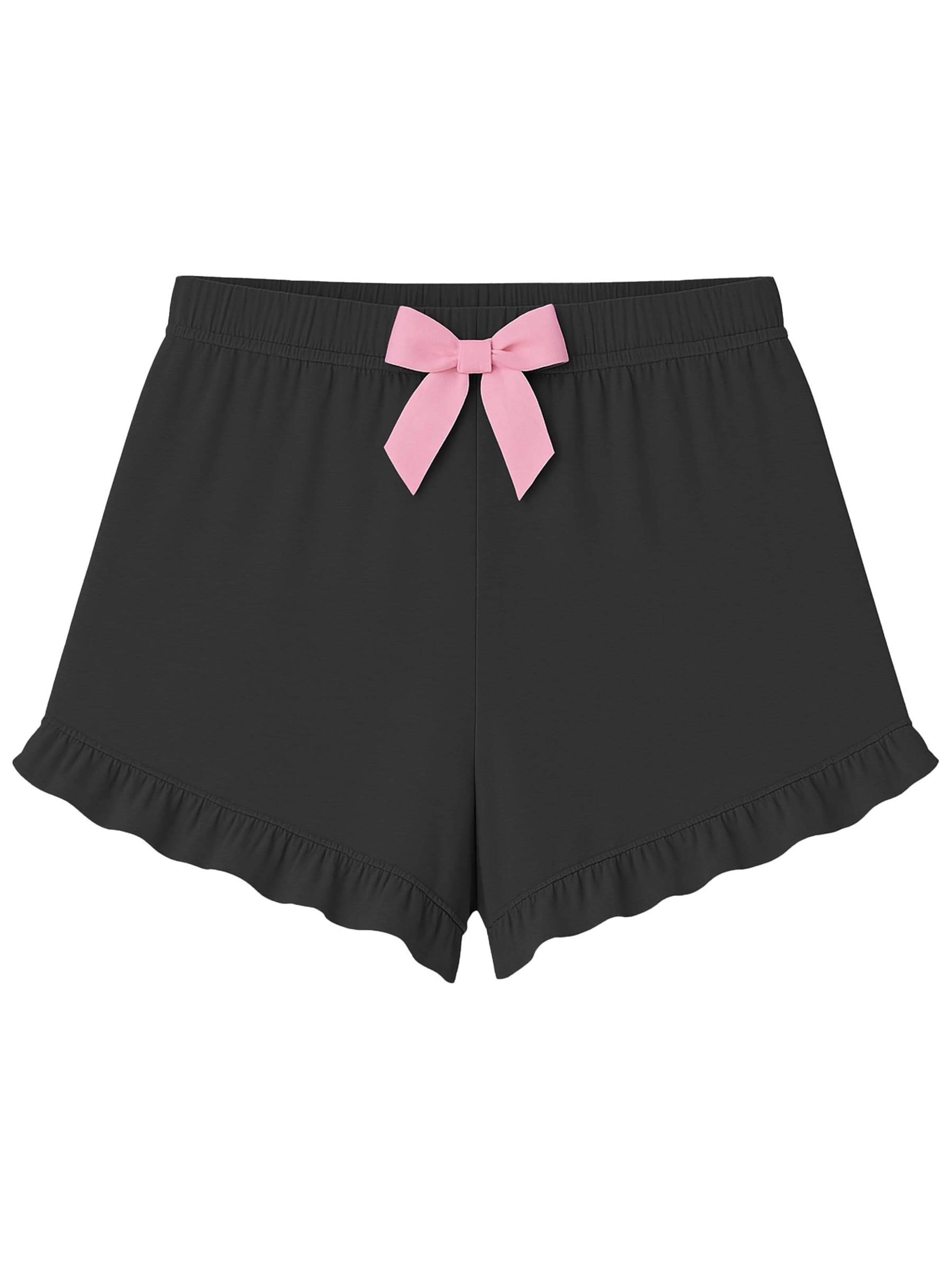 Vivisence Pyjamahose '2101'‌‌‌‌‌ in Schwarz: Vorderseite
