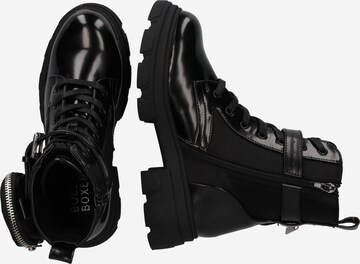 BULLBOXER Lace-Up Ankle Boots in Black