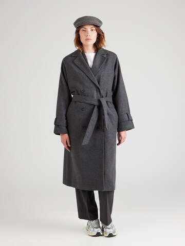 OBJECT Between-seasons coat 'OBJKEILY' in Grey: front