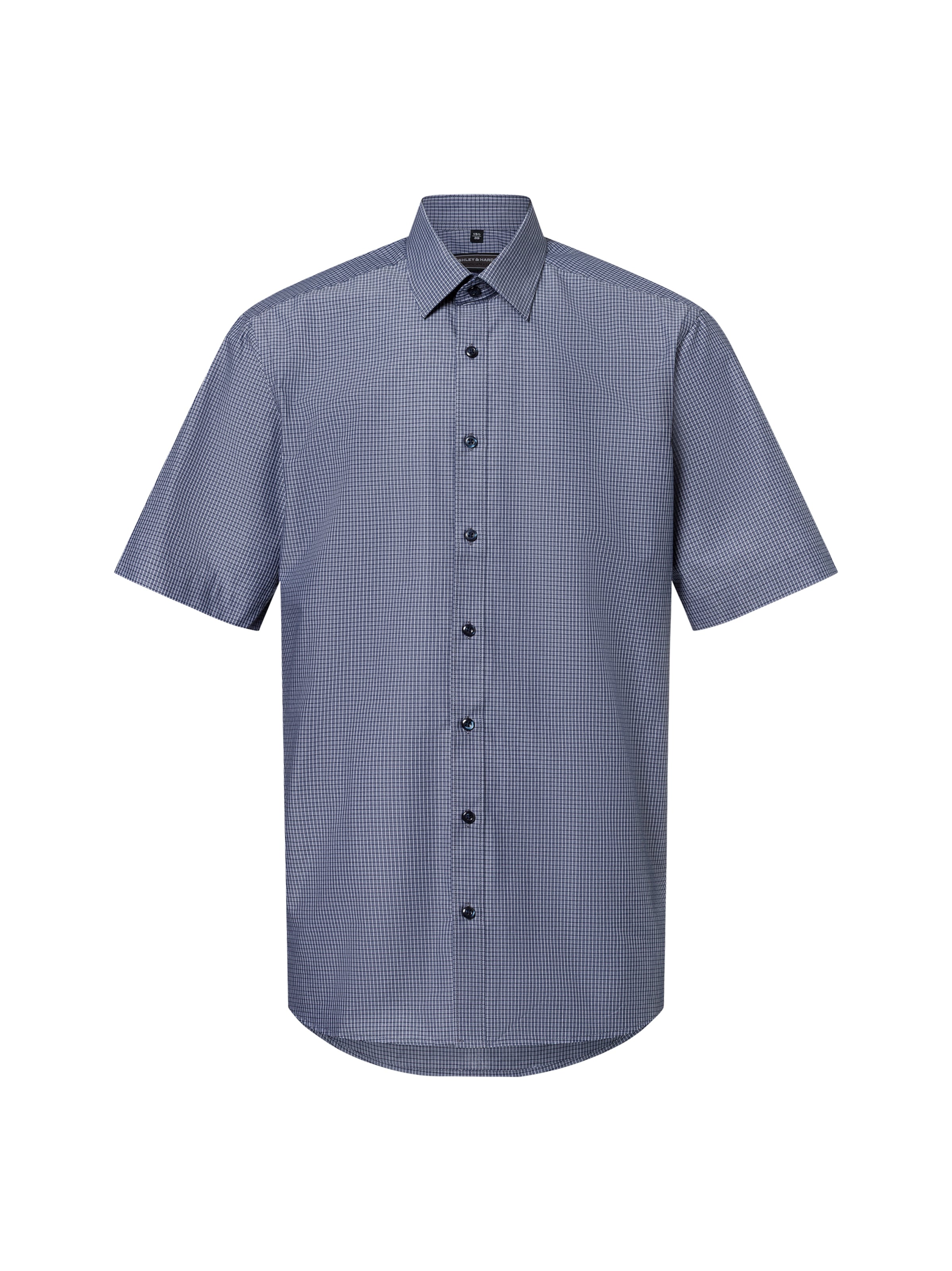 Finshley & Harding Hemd in Grau: Vorderseite