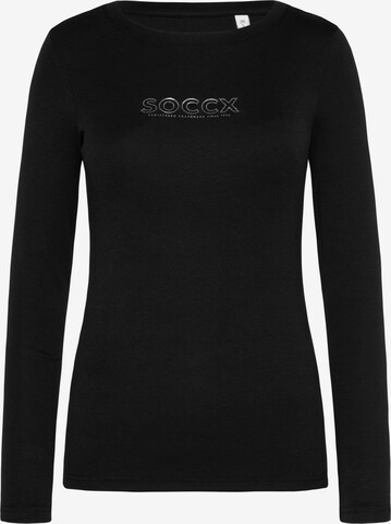 Soccx Shirt in Black: front