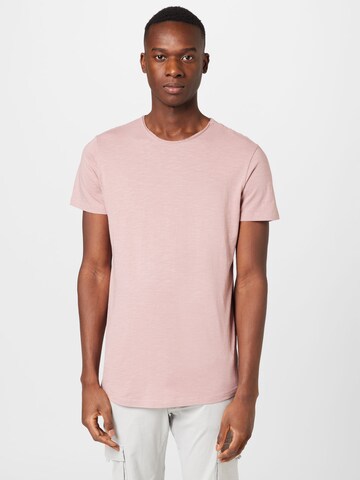 JACK & JONES Shirt 'Basher' in Pink: front