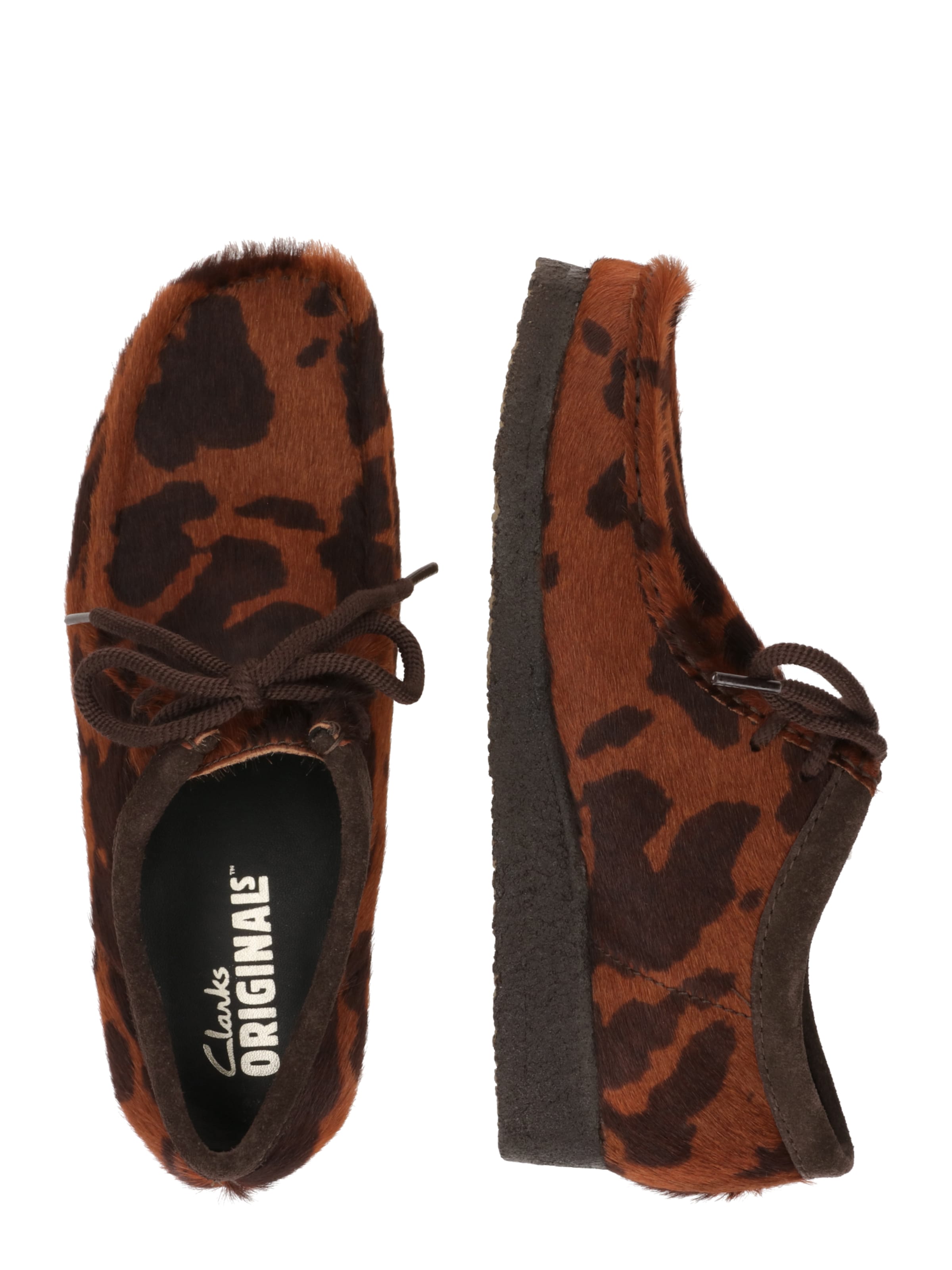 Clarks Originals Обувь на шнуровке 'Wallabee' в Коричневый