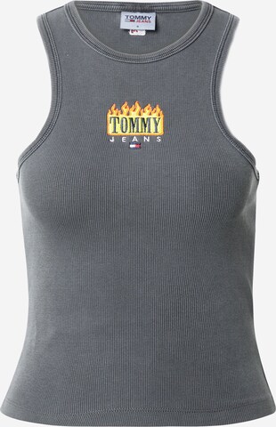 Top di Tommy Jeans in nero: frontale