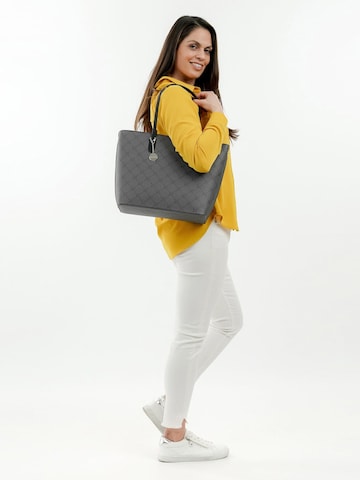 TAMARIS Nakupovalna torba 'Anastasia' | siva barva: sprednja stran
