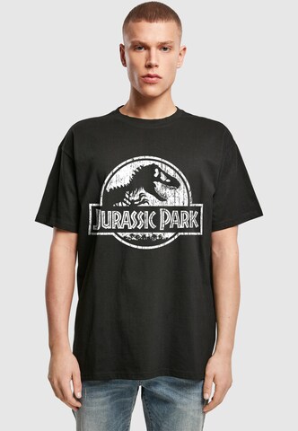 Merchcode Shirt 'Jurassic Park Distressed' in Black: front