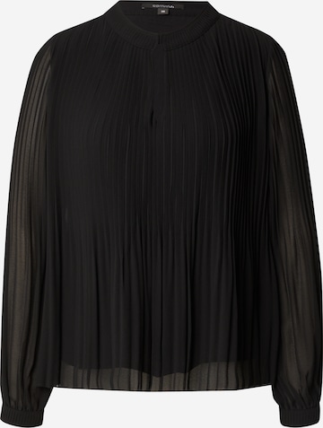 COMMA - Blusa en negro: frente