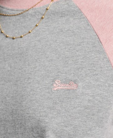 Superdry Shirt 'Baseball' in Grau