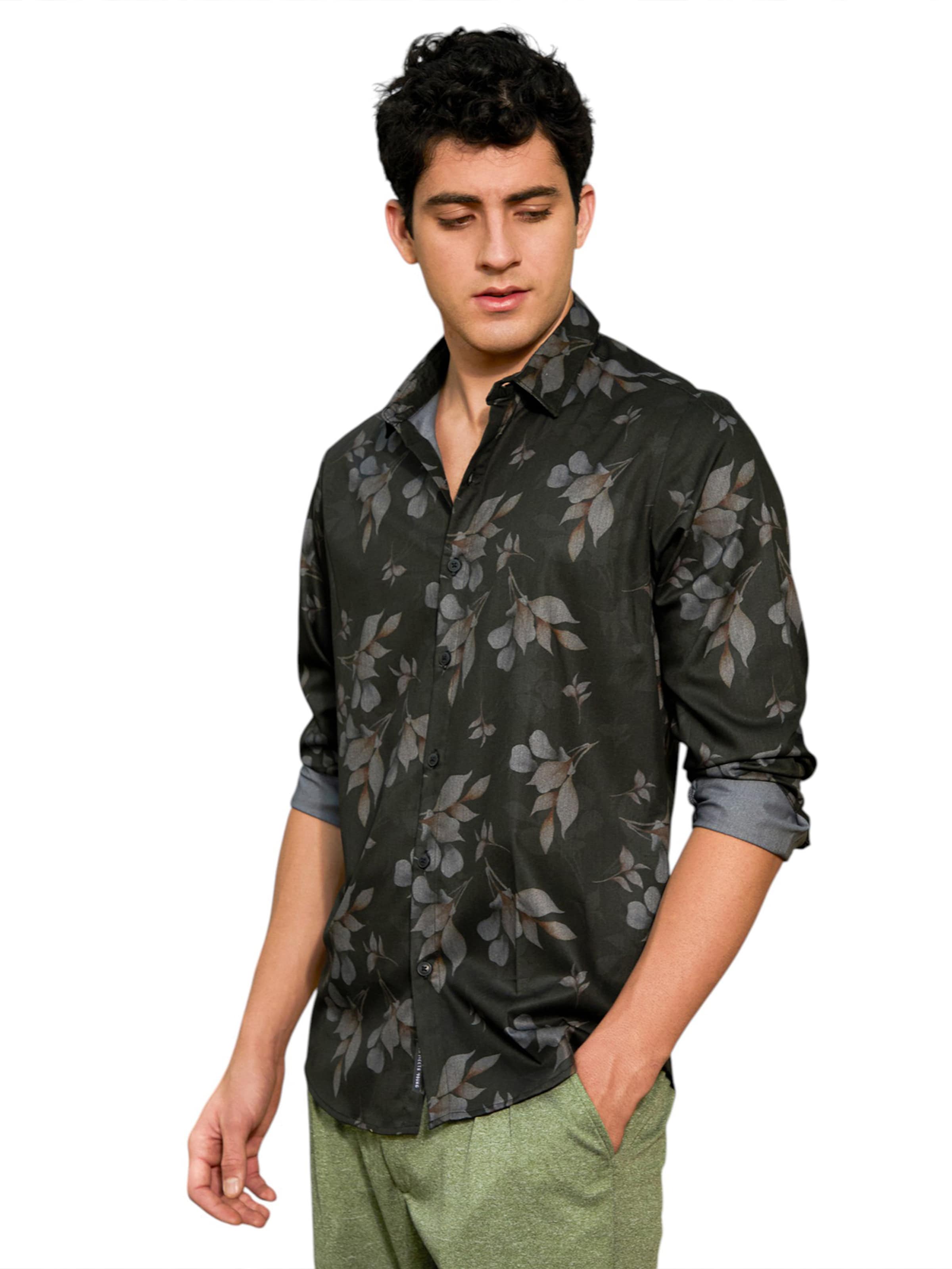 Campus Sutra Regular fit Skjorta 'Emberly' i grå