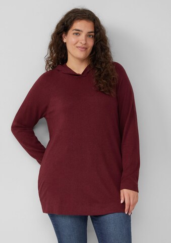 Sweat-shirt s.Oliver en rouge : devant